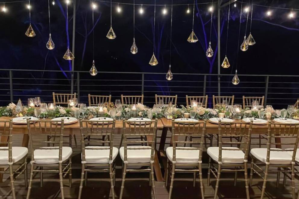 Tropical jungle deck event space