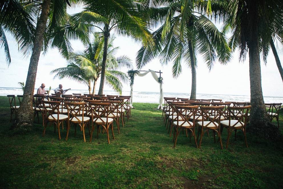 Local beach ceremony space